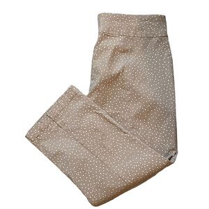 Ruby‎ Rd Tan Capris with white polka dots